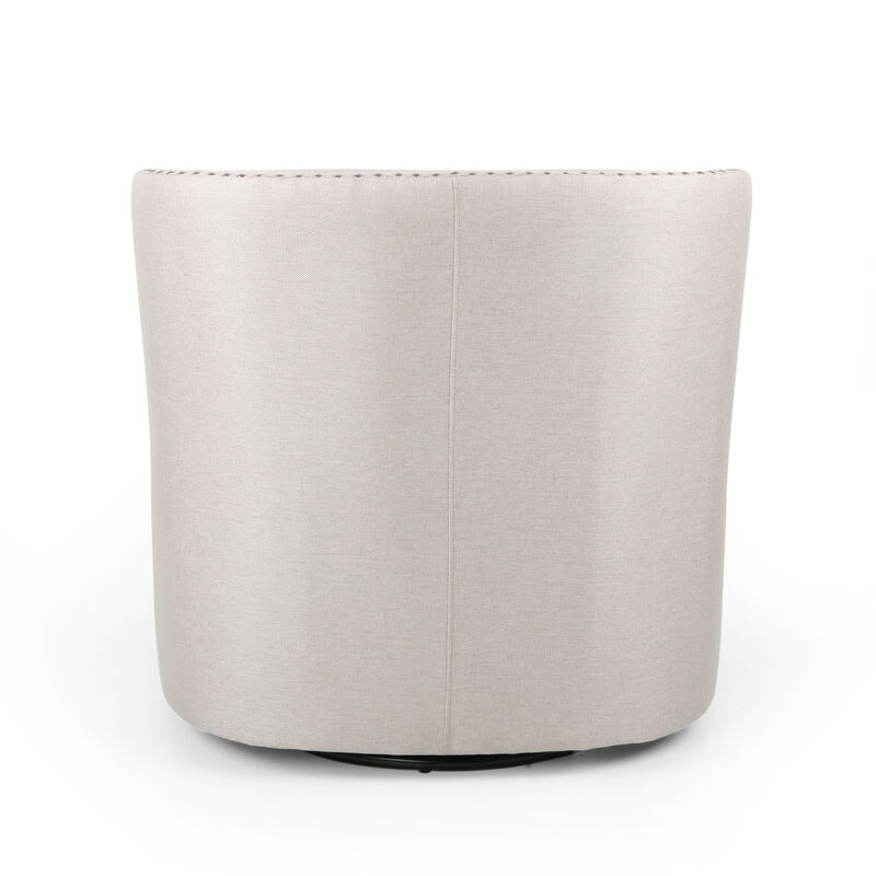 Merax Line Fabric Swivel Accent Chair
