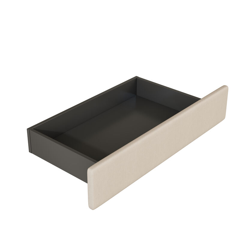 Merax Upholstered Platform Bed with 2 Drawers