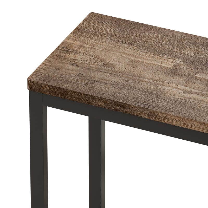 Modern Design Dining Table Set with 3 Stools