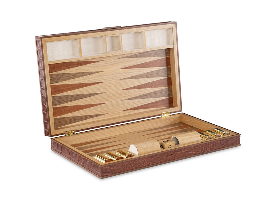 Tan Leather Game Board