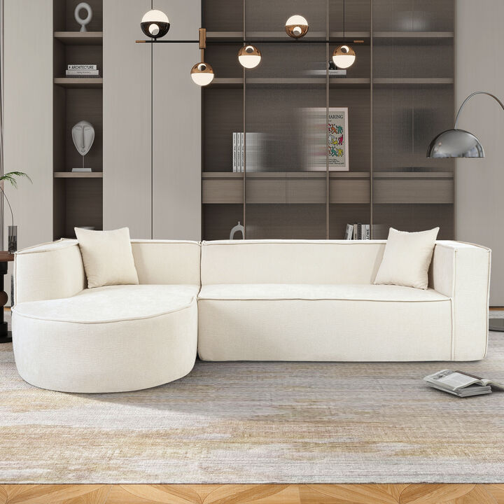 Merax Modern Modular L-Shape Sectional Sofa Couch