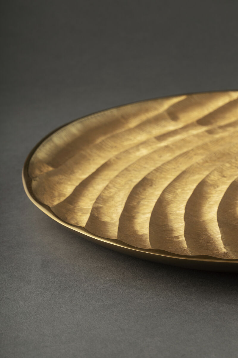 Savanna Gold Decorative Tray 16"