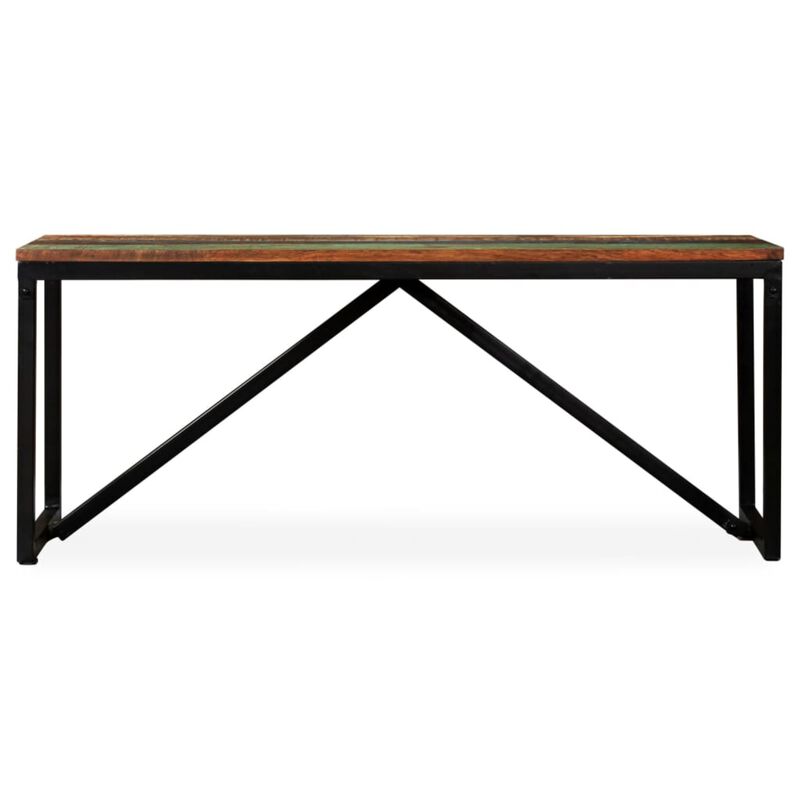vidaXL Bench Solid Reclaimed Wood 43.3"x13.8"x17.7"