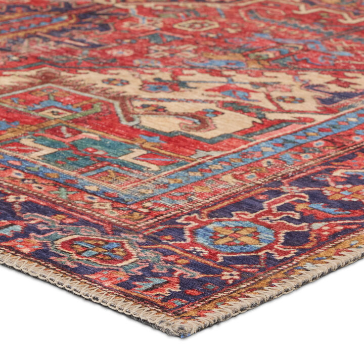 Garcia Lucinda Red 3' x 8' Runner Rug