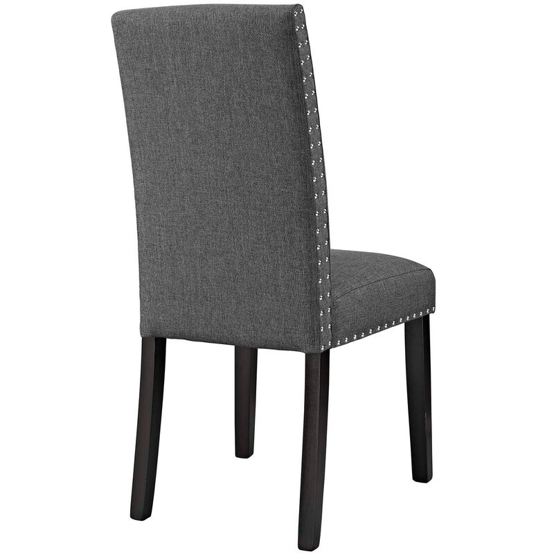 Parcel Dining Side Chair Fabric Set of 4-Benzara