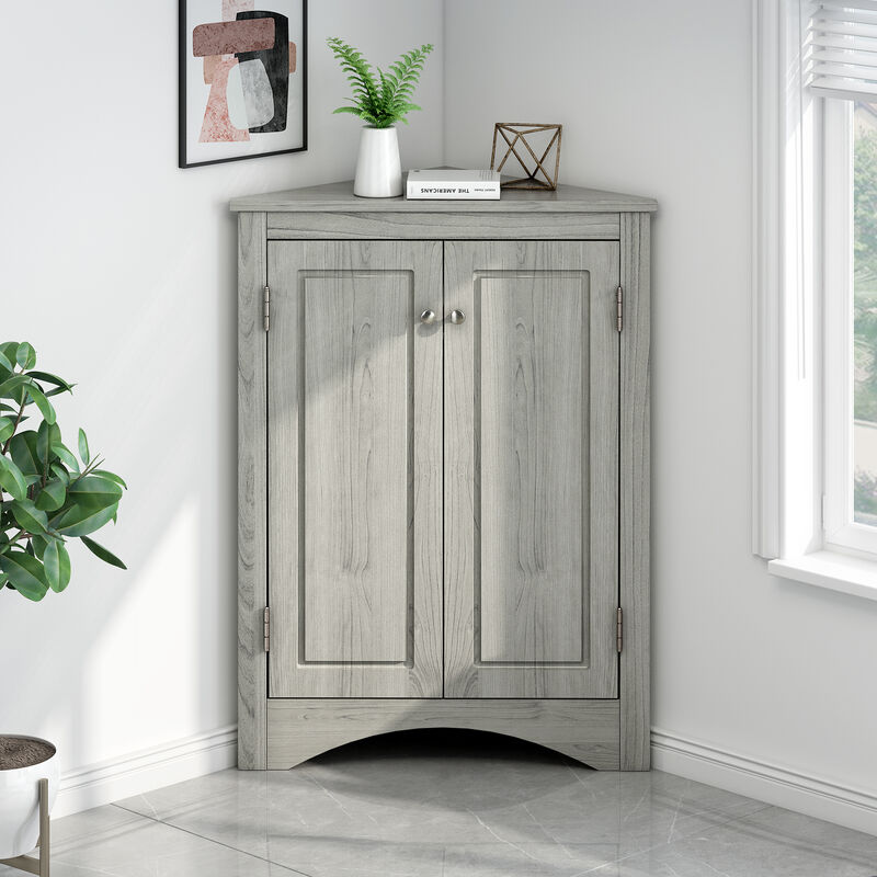 Merax Modern Triangle Bathroom Storage Cabinet