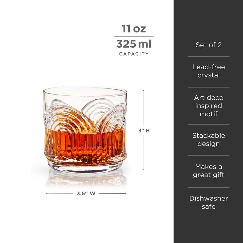 Beau Lowball Tumblers, Set of 2