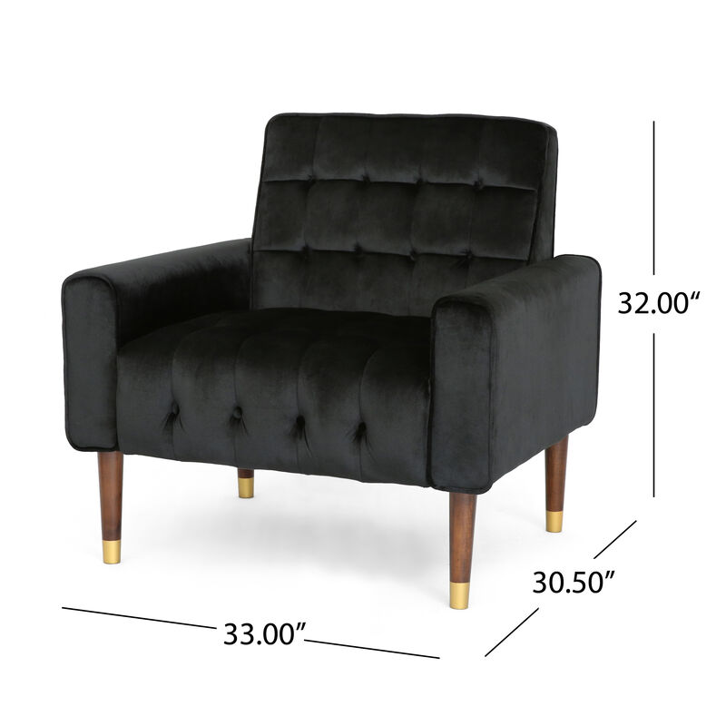 Merax Modern Arm Chair with Tufted Back