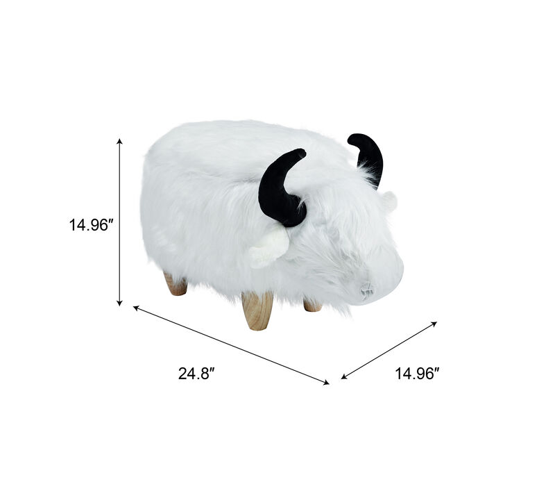 Cow Animal Storage Ottoman