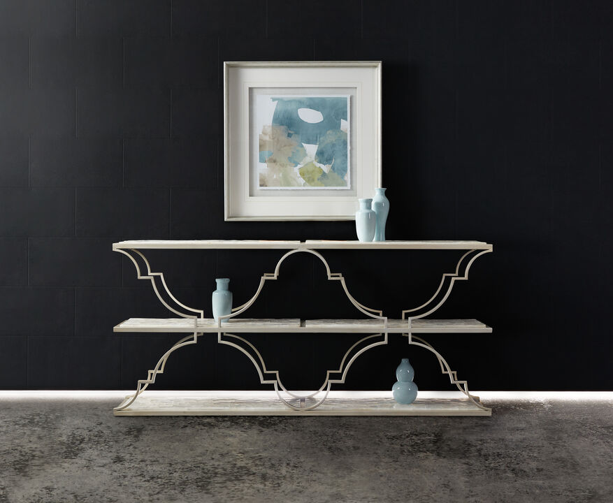 Melange Golden Gate Console in Gold