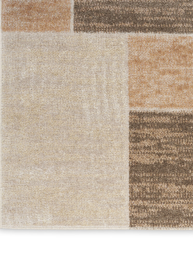 Astra Machine Washable ASW09 Beige/Multicolor 7'10" x 10' Rug