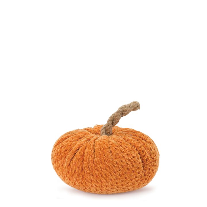 Plush Fabric Pumpkin (Set of 2) – Soft Fall Decor for Autumn Home Styling