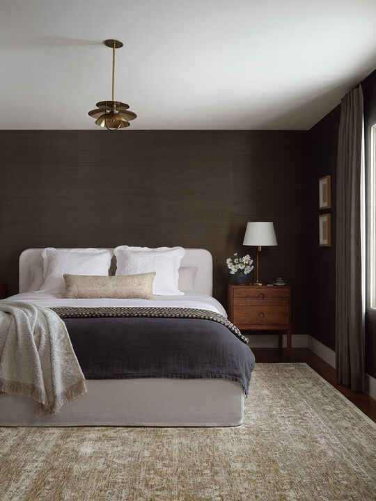 Honora Khaki/Beige 7'10" x 10' Area Rug by Amber Lewis x Loloi