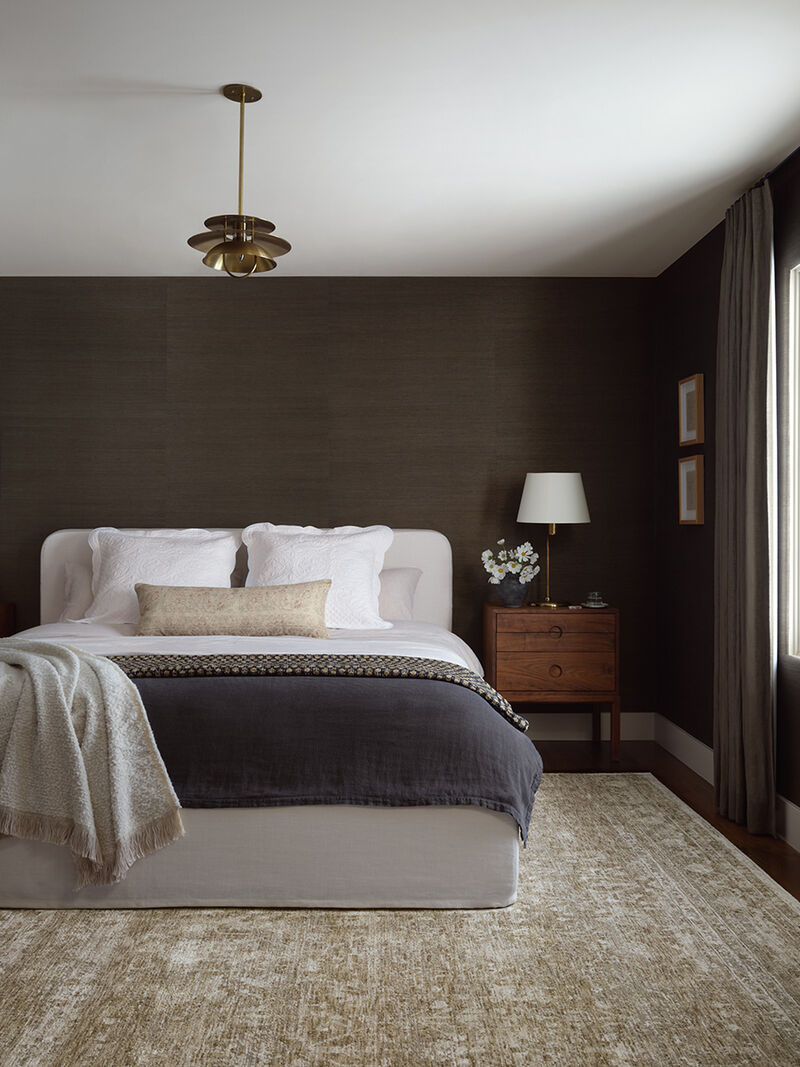 Honora Khaki/Beige 7'10" x 10' Area Rug by Amber Lewis x Loloi