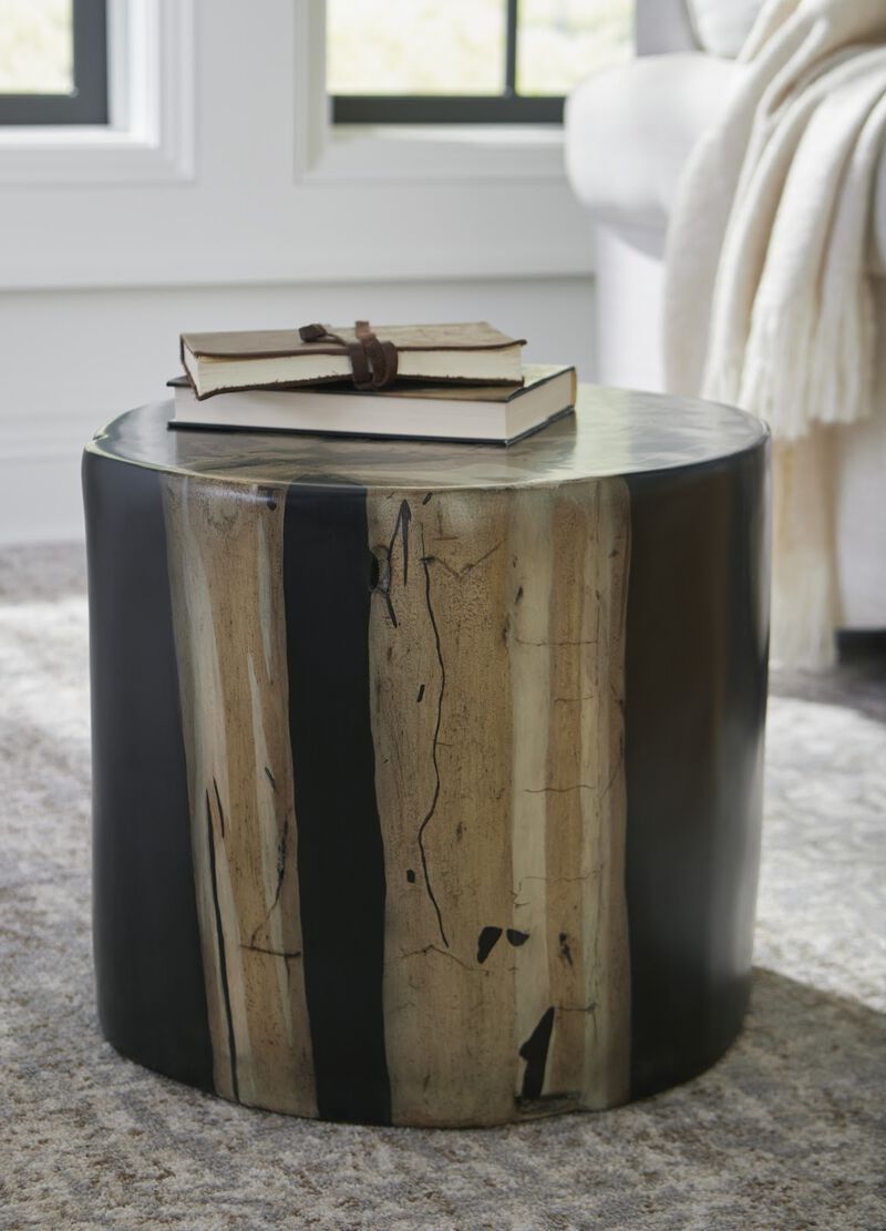 Cast Petrified Wood Stool