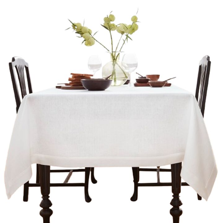 Solino Home 100% Pure Linen Tablecloth | Diana Medium Weight