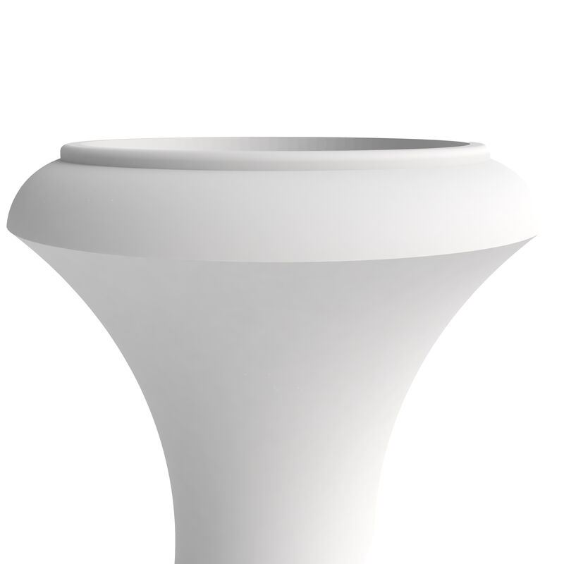 LeisureMod Daisy Series Fiberstone and MgO Clay Planter
