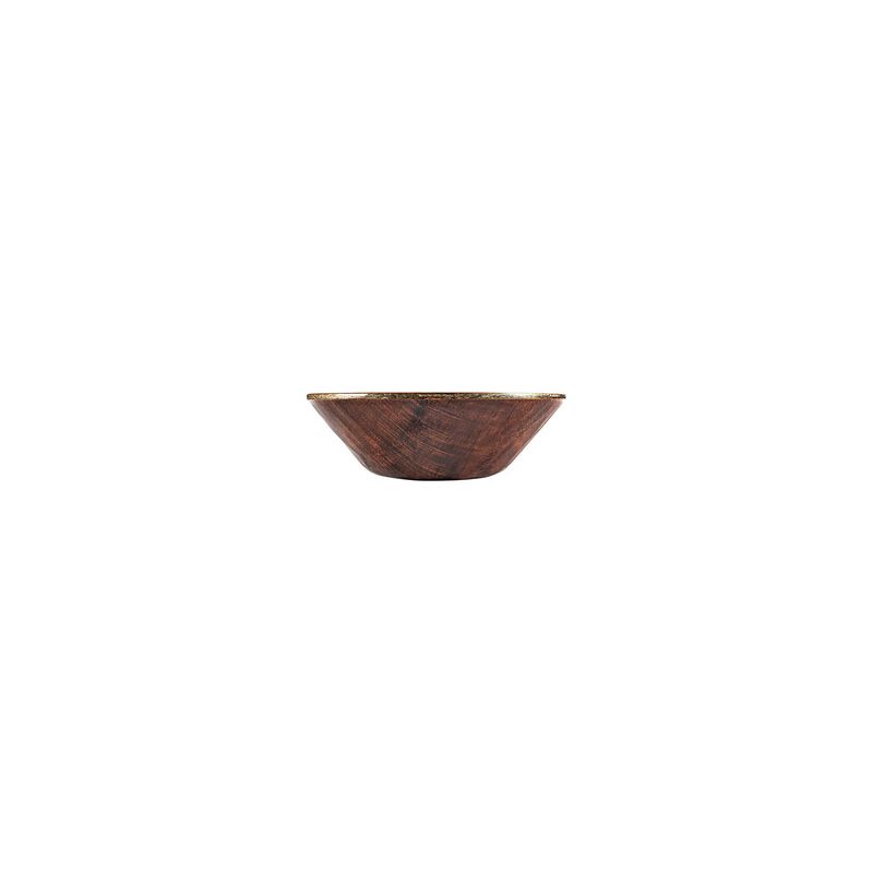 Turgla Composite dia.7.5" h:2.25" 32 oz. Round Brown Composite Bowl (Set of 2)