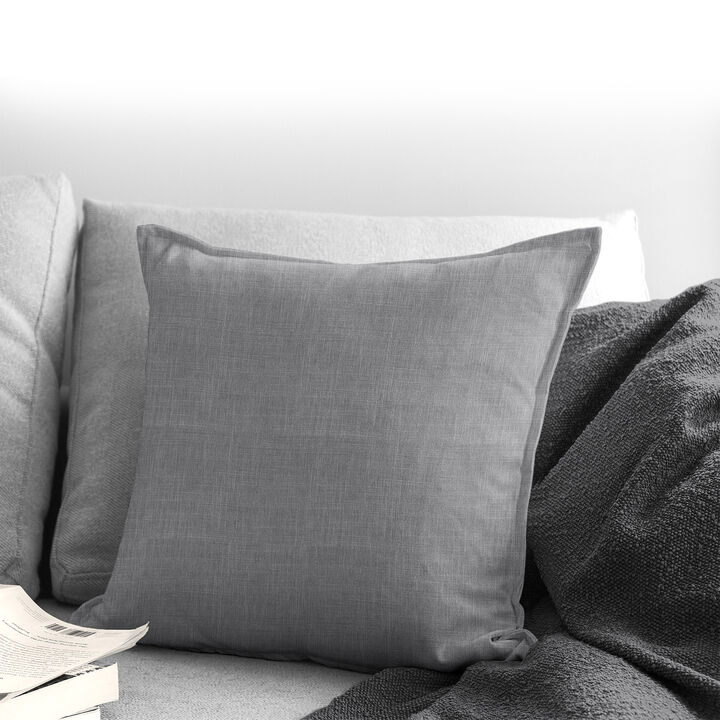 6ix Tailors Fine Linens Austin Gray Decorative Throw Pillows
