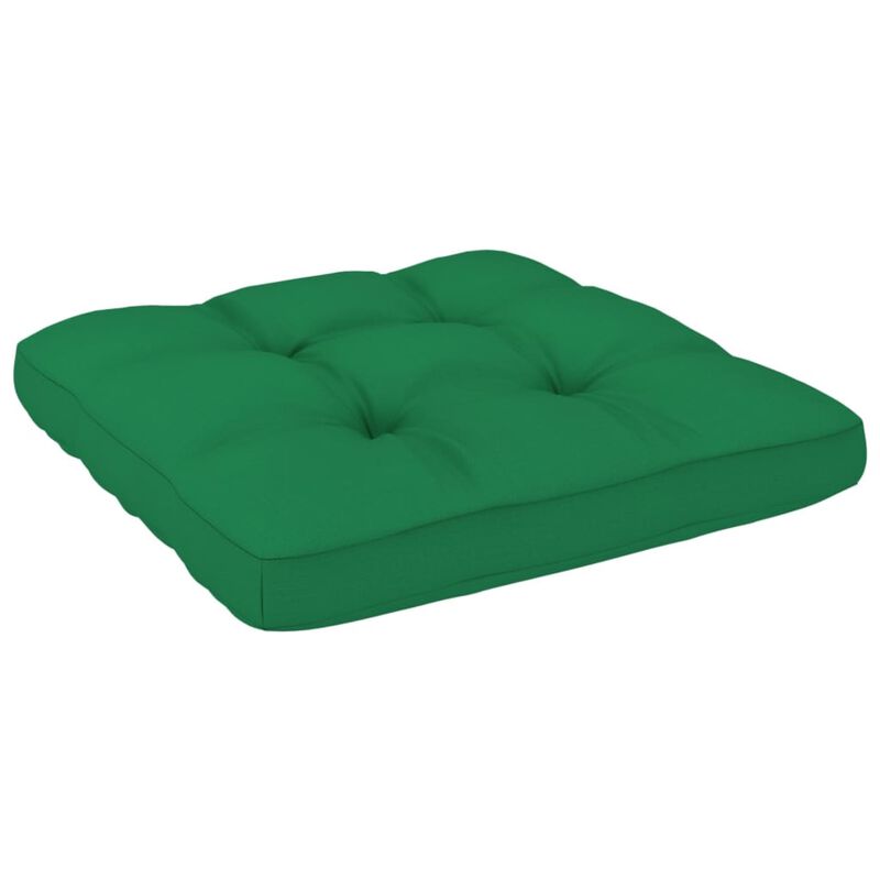 vidaXL Pallet Sofa Cushion Green 31.5"x31.5"x4.7"