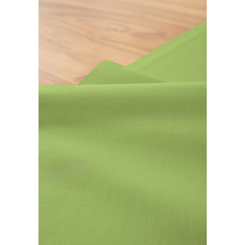 Solino Home Cotton Linen Plain Table Runner | Dru