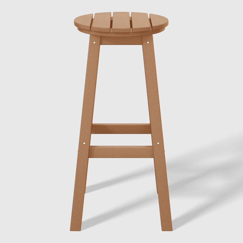 WestinTrends 29" HDPE Outdoor Patio Round Bar Stool
