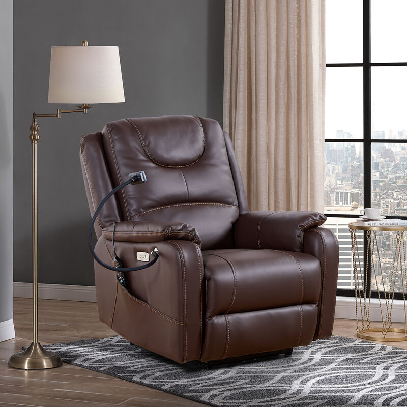 Zero Gravity Power Recliner with Massage and Heating