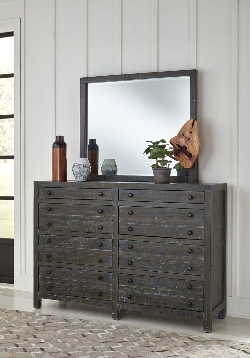 Townsend Solid Wood Eight Drawer Dresser