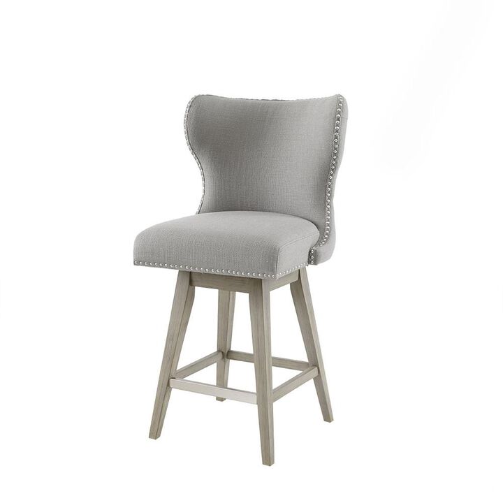 Belen Kox Elegant High Wingback Swivel Counter Stool, Belen Kox