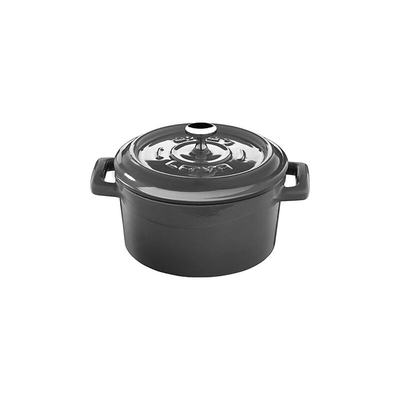 Cast Iron dia.4" h:2" 13 oz. Round Cast Iron Dutch Oven