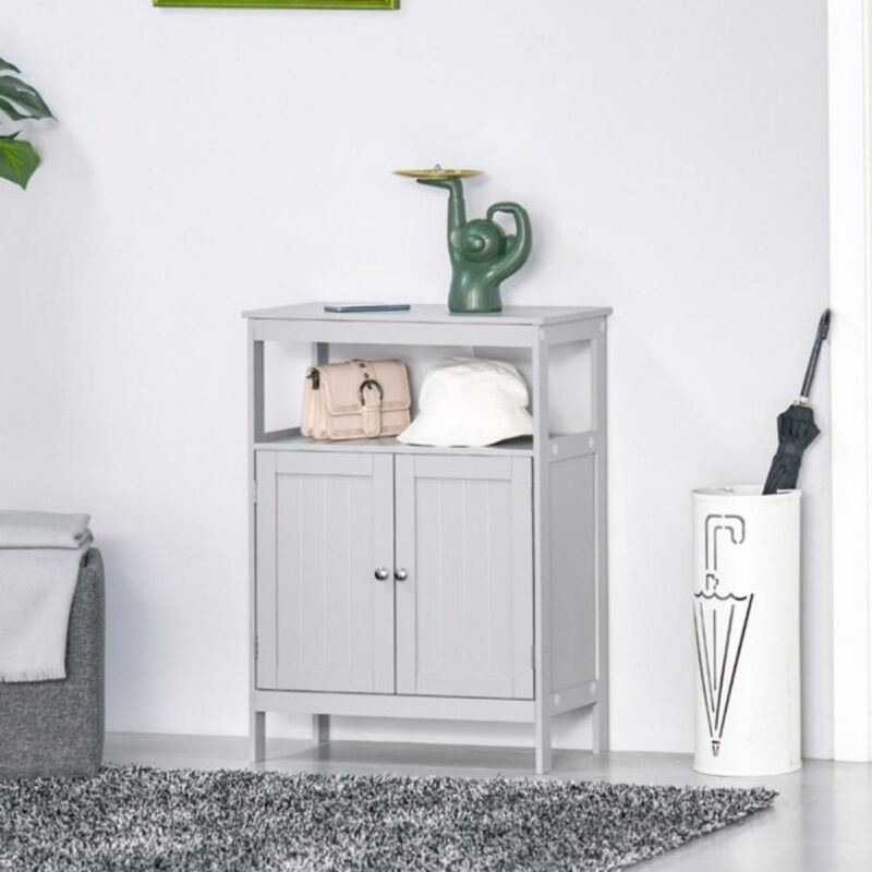 Bathroom Storage Cabinet with Shelves & Doors for Stylish & Functional Organization