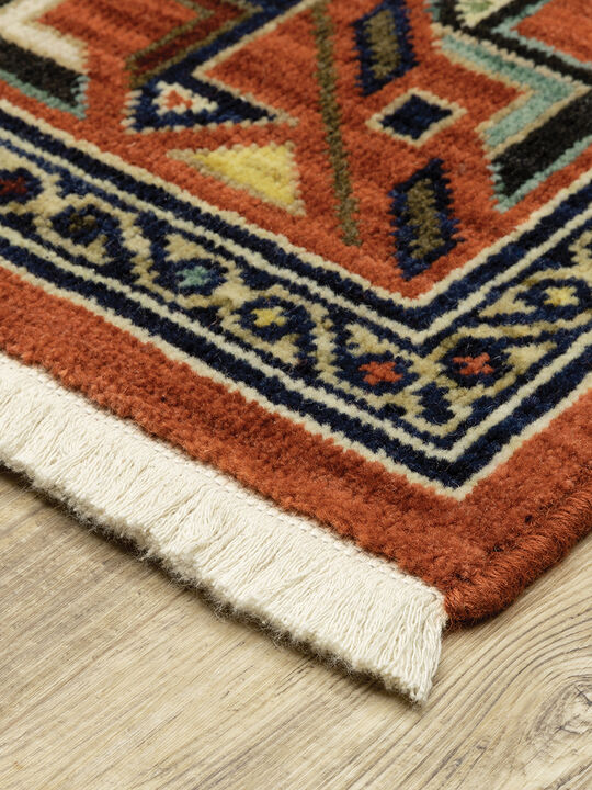 Lilihan 2' x 3' Red Rug