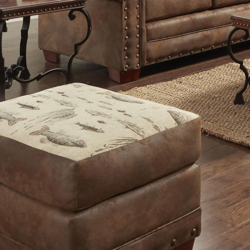 American Furniture Classics Angler's Cove Ottoman