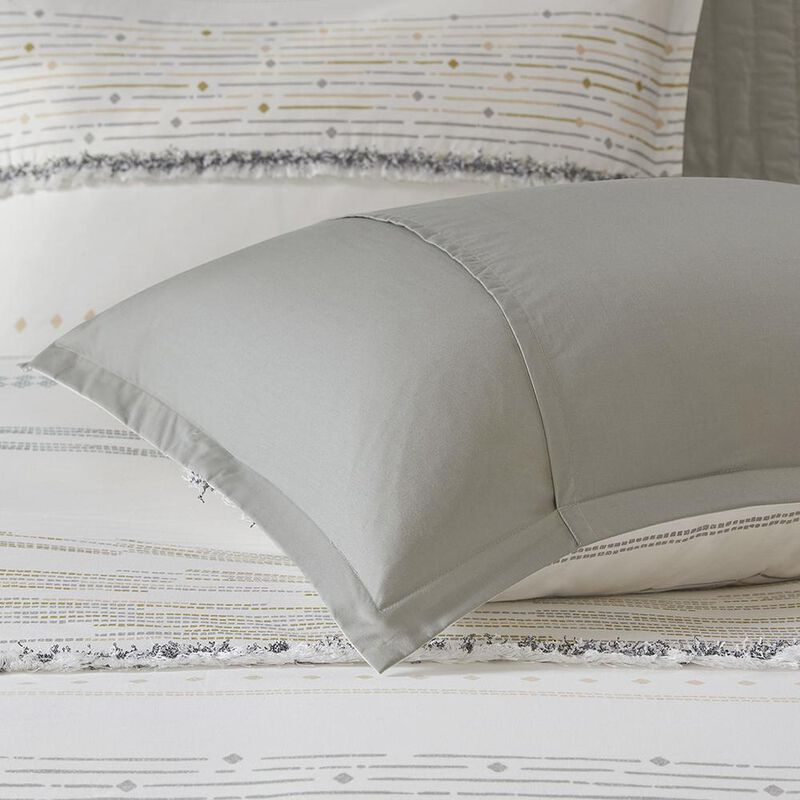 Belen Kox Boho Stripe Tassel Comforter Set, Belen Kox