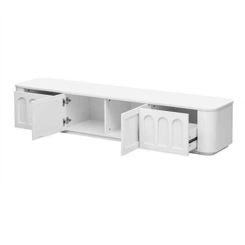 Merax Modern Media Console Cabinet  TV Stand