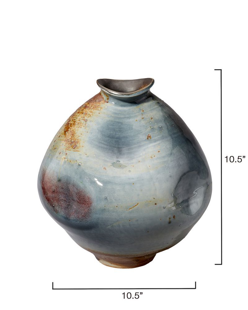 Madrid Dimpled Ceramic Vase