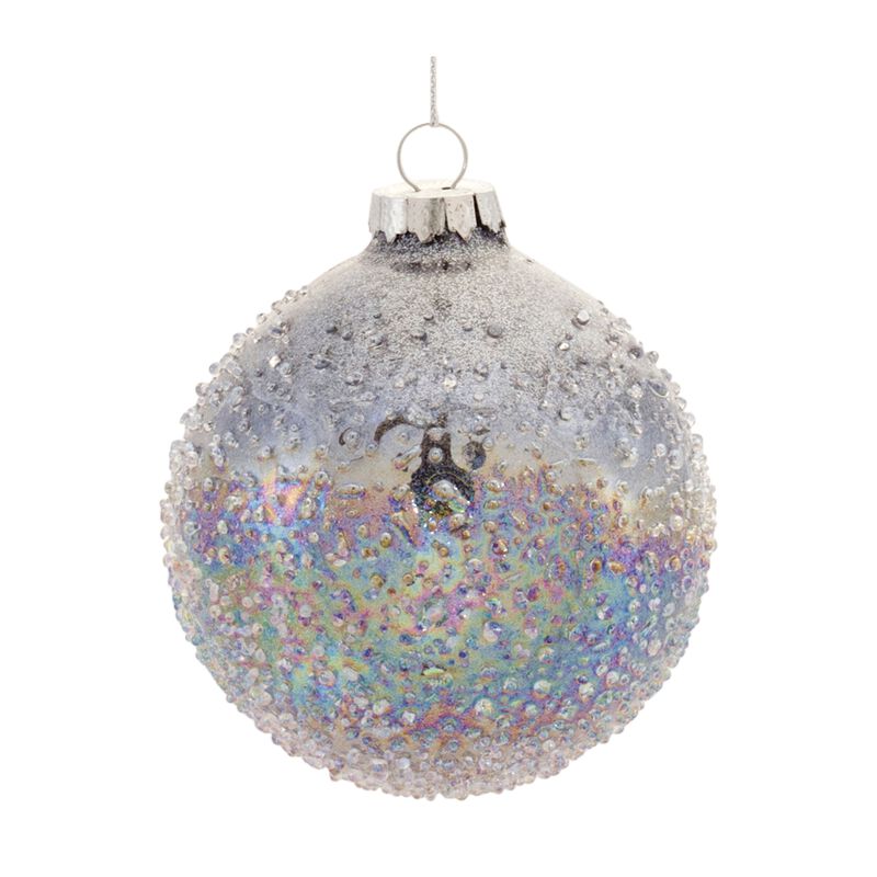 Set of 12 Glass Ball Ornaments - 3"D for Christmas Tree Styling