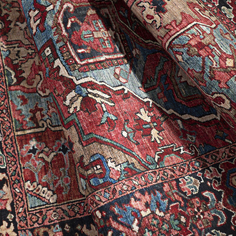 Iris IRS-2310 7'6' x 9'6' Red Rug