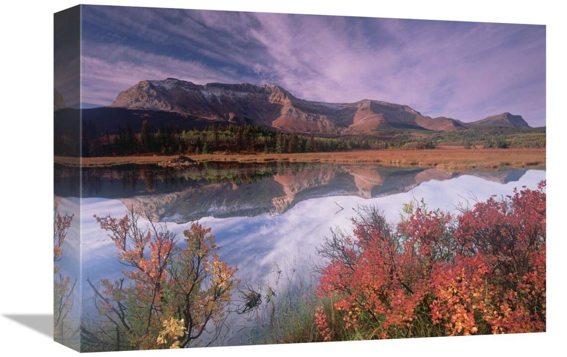 Sofa Mountain, Waterton Lakes National Park, Alberta, Canada-Canvas Art-16x12