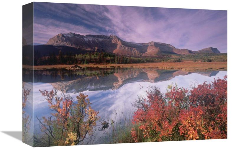 Sofa Mountain, Waterton Lakes National Park, Alberta, Canada-Canvas Art-16x12