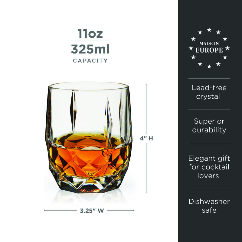 Reserve Bruno Crystal Cocktail Glasses