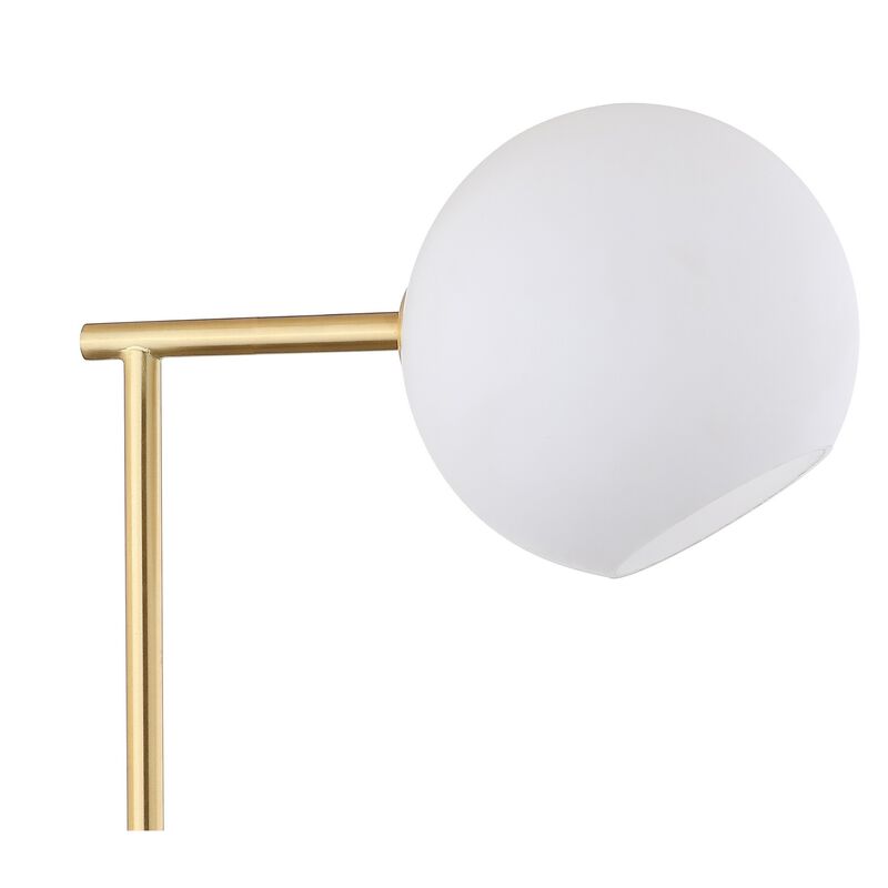 Charles Metal/Marble LED Table Lamp