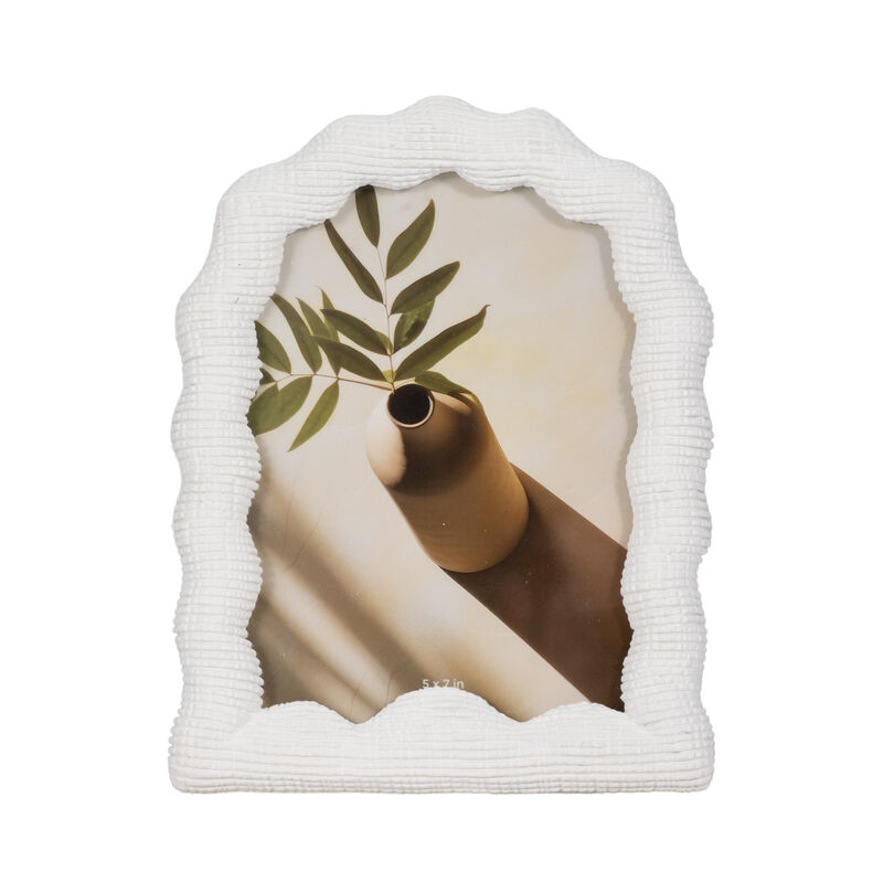 5"x7"  Wht Resin Photo Frame