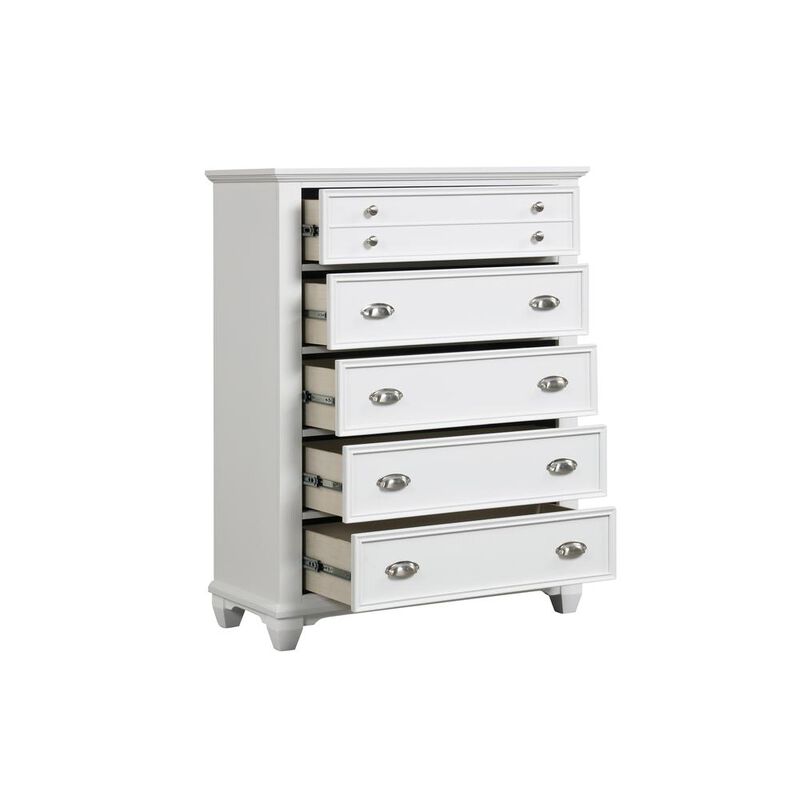 New Classic Furniture Jamestown Chest- White