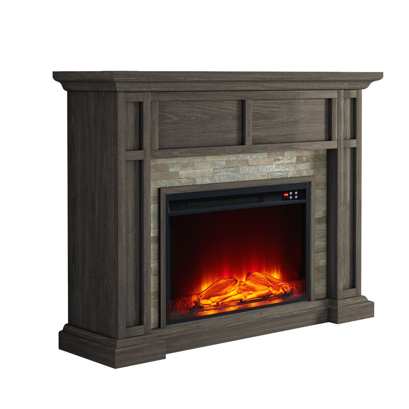FESTIVO 48" Electric Fireplace with Realistic Flame Effect
