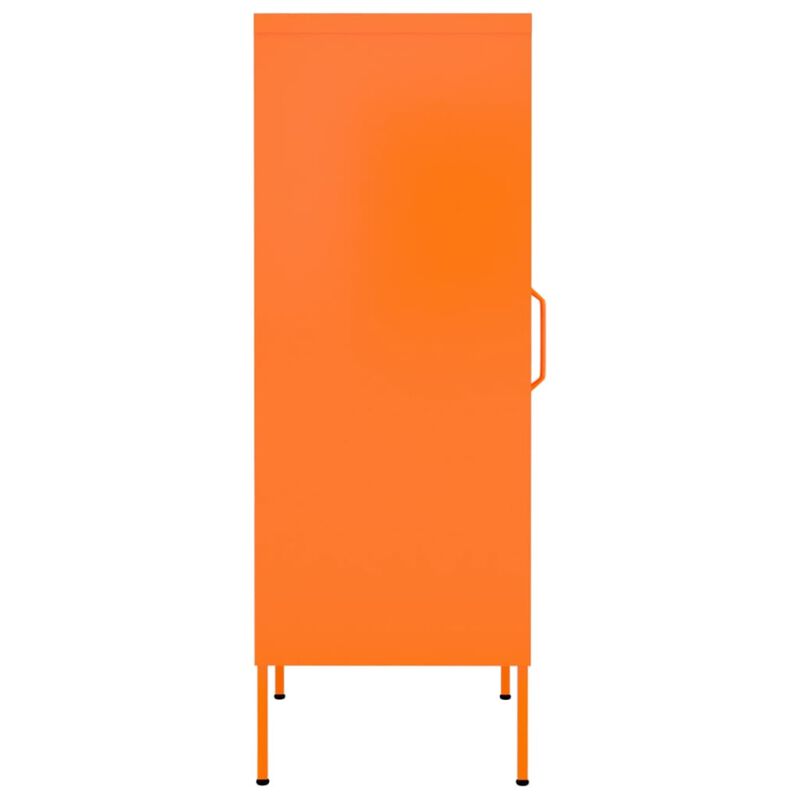 vidaXL Storage Cabinet 16.7"x13.8"x40" Steel