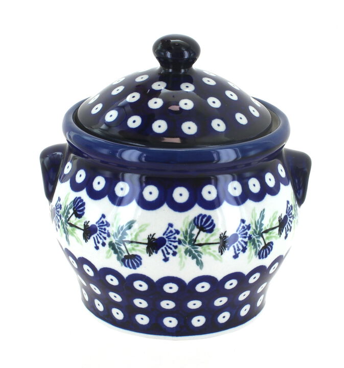 Blue Rose Polish Pottery Sweet Annie Medium Canister