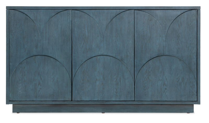 Melange Round Valley Entertainment Credenza