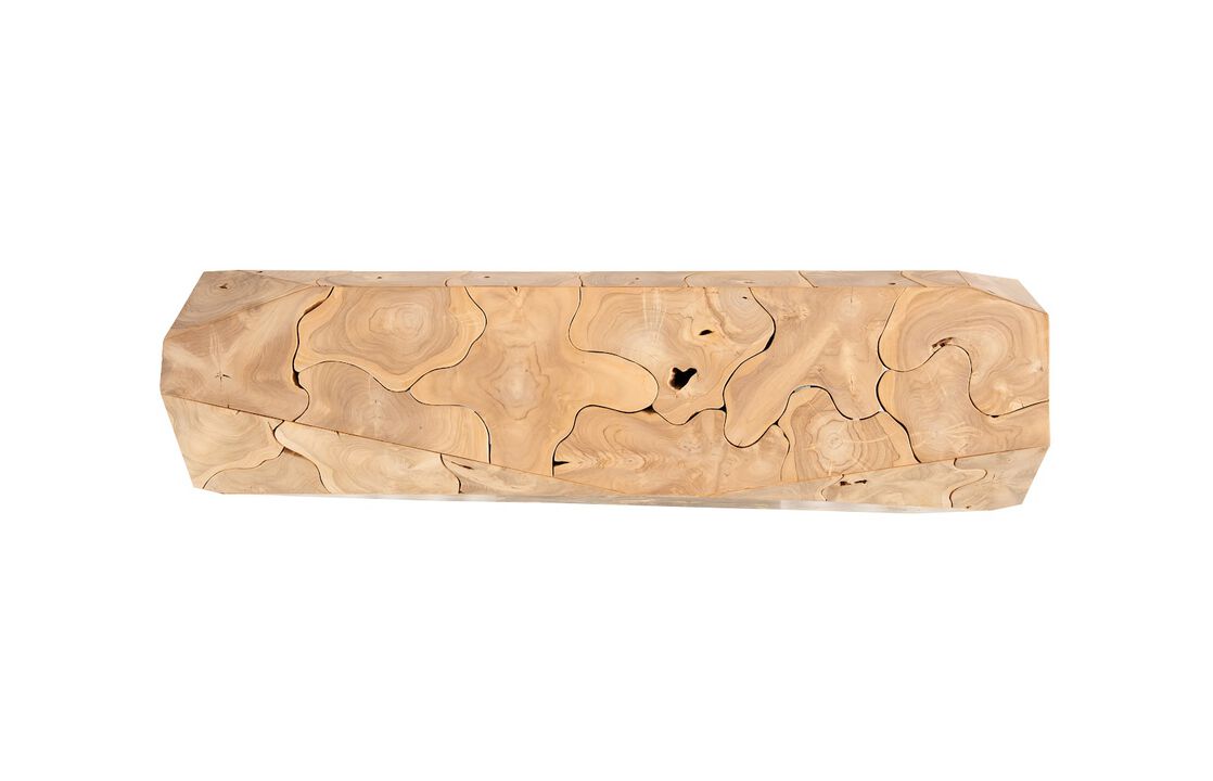 Prism Bleached Console Table