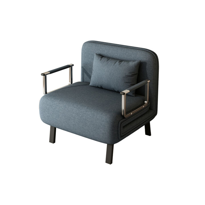 Comfortable Chaise Lounge Sofa with Steel Frame